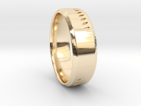 UomoA_20 in 14k Gold Plated Brass