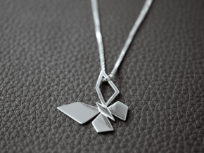 CPH BUTTERFLY PENDANT in Fine Detail Polished Silver