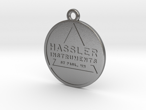 Hassler Instruments Keychain in Natural Silver