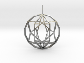 Star of Hope (Domed) in Natural Silver