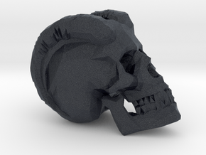 Carved Demon Skull in Black PA12