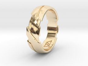 GD Ring - Edge Size:US 8 5/8 in 14K Yellow Gold