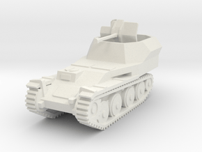 Flakpanzer 38 t scale 1/100 in White Natural Versatile Plastic