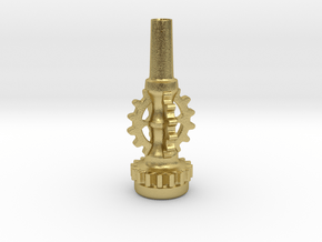 Trumpet Steampunk Mouthpiece in Natural Brass