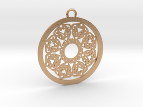Ornamental pendant no.2 in Natural Bronze