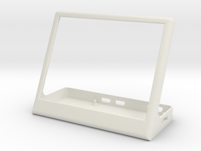 Base for pimoroni inky wHAT and raspberry pi  in White Natural Versatile Plastic
