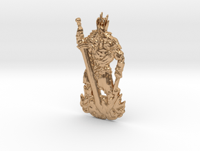 Gwyn, Lord of Sunlight - Keychain in Polished Bronze