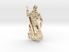 Gwyn, Lord of Sunlight - Keychain in 14k Gold Plated Brass