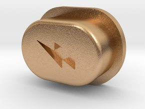 Y_mod_S Extended Button Only in Natural Bronze
