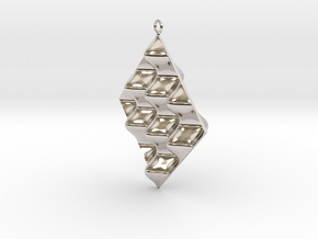 Sine Wave product Earring in Platinum