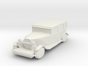 O Scale Packard in White Natural Versatile Plastic