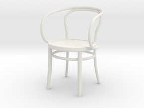 Thonet Final Arm Chair1-12REP in White Natural Versatile Plastic