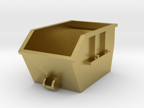 Absetzcontainer Absetzmulde 1:160 Spur N in Natural Brass