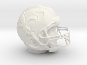 Drew Brees FOR 3D 01_010_19_Head in White Natural Versatile Plastic