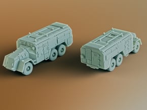 AEC Armoured Command Vehicle 6x6 Scale: 1:144 in Tan Fine Detail Plastic