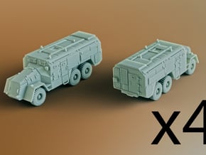 AEC Armoured Command Vehicle 6x6 Scale: 1:285 (x4) in Tan Fine Detail Plastic