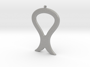 Tulip Pendant / Necklace-30 in Aluminum