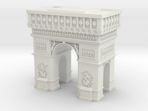 Arc de Triomphe  in White Natural Versatile Plastic