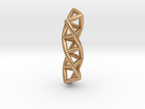 Four Membered Rings Helix in Natural Bronze