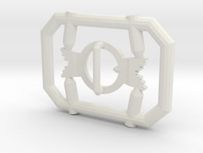 1:6 BUCKLE X1 in White Natural Versatile Plastic