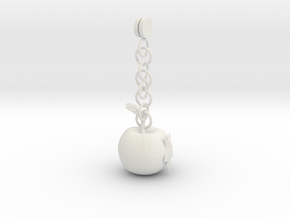  Exquisite earrings in White Natural Versatile Plastic: Small