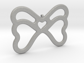 Butterfly Pendant / Necklace-21 in Aluminum
