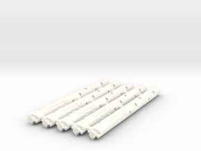 Adapters: Multiple Parker G2 to D1 Mini (x5) in White Processed Versatile Plastic