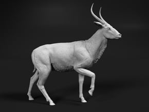 Waterbuck 1:20 Walking Male in White Natural Versatile Plastic