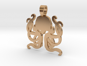 Cthulhu  [pendant] in Polished Bronze