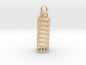 torre di pisa in 14k Gold Plated Brass