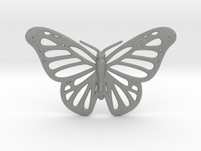 Butterfly Pendant in Gray PA12