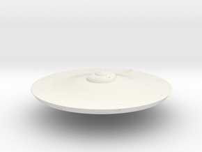 2500 TOS saucer v15 in White Natural Versatile Plastic