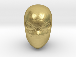 Spider-Man Head | Miles Morales/Peter Parker in Natural Brass