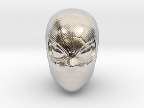 Spider-Man Head | Miles Morales/Peter Parker in Rhodium Plated Brass