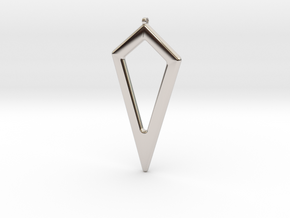 Geometric Necklace-44 in Platinum