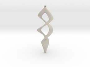 Geometric Necklace-45 in Natural Sandstone