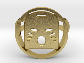Order of Mata Nui Ring in Natural Brass