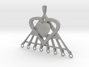 Extra large Pi Heart for arts and crafts in Aluminum: Extra Large