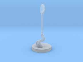 Animated Spoon in Smooth Fine Detail Plastic