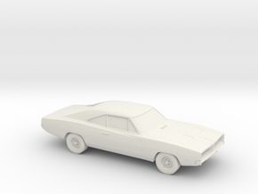 1/72 1969 Dodge Charger in White Natural Versatile Plastic