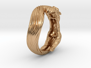 Squirrel Ring in Polished Bronze: 5 / 49