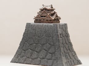 Ring Stand of Hikone Japanese Castle  in Gray PA12
