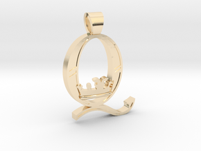 Queen Band [pendant] in 14K Yellow Gold