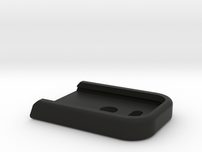 WE/TM Glock17/18 magazine base plate in Black Natural Versatile Plastic