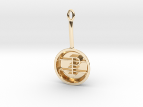 A Pan Pan in 14k Gold Plated Brass