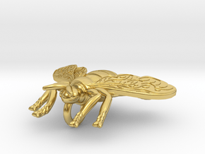 BEE Pendant in Polished Brass