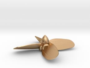 HO 10' 6" four blade built-up propeller in Natural Bronze