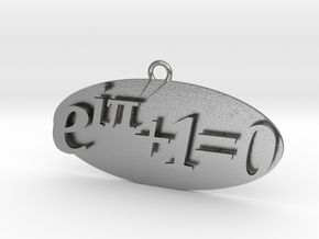 Euler identity Equation earring or pendant  in Natural Silver