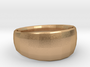 The Ima Edgededges Ring - Size US 7/EU 54 in Natural Bronze