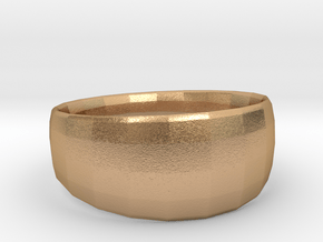 The Ima Edgededges Ring - Size US 8/EU 57 in Natural Bronze